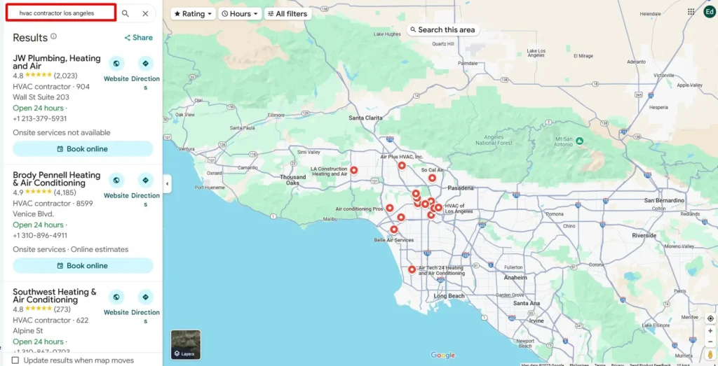 HVAC Contractor Los Angeles