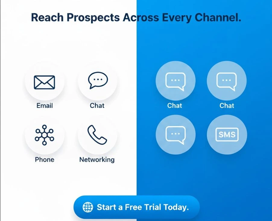Using multiple channels to reach leads